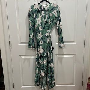 LEITH Floral Long sleeve Maxi Dress